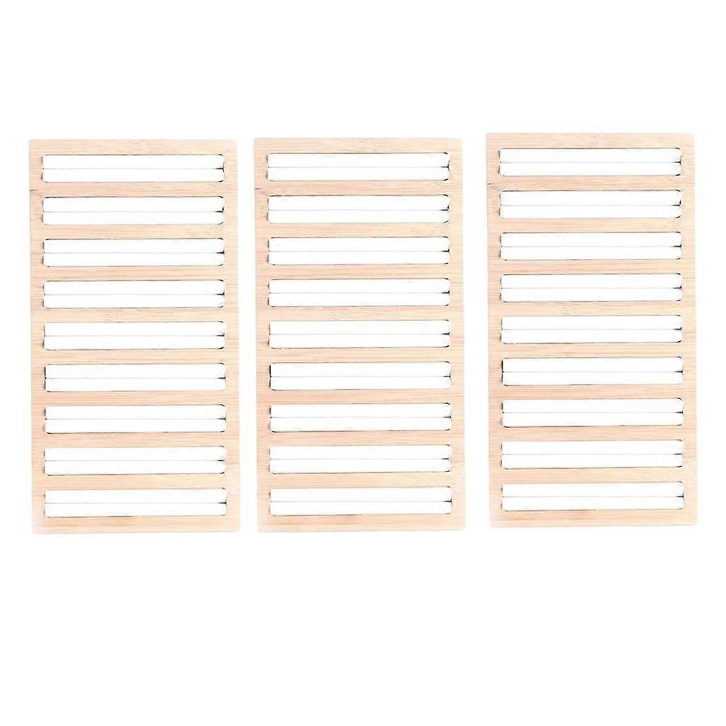 3Pcs Storage Tray s Showcase Display Organizer Plate