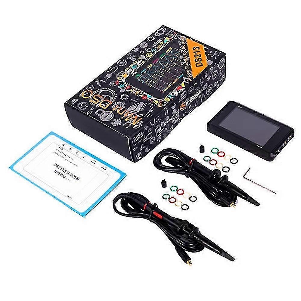 Handheld Digital Mini Oscilloscope Ds213 Dso213 (+4 Probes) Portable Pocket Js