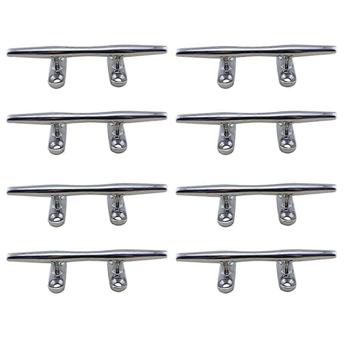 5 Inch Boat Deck Hollow Open Base Cleat Flush Mooring Cleat, 8PCS