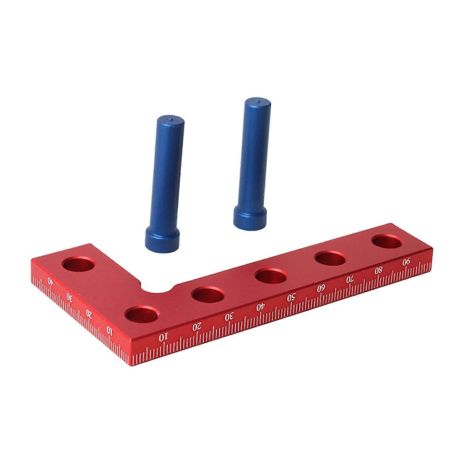 Small Square Center Finder Tool Aluminum Alloy Mini Square Ruler Portable
