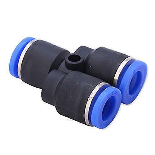 Push to Connect Fittings, 10pcs Air Line Quick Connector Pneumatic Kit Fittings Plastic Quick Release Connectors (16mm, Y Shape 3 Way)