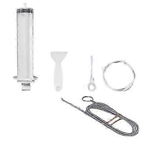 Refrigerator drain hole clog remover cleaning tool 5-piece