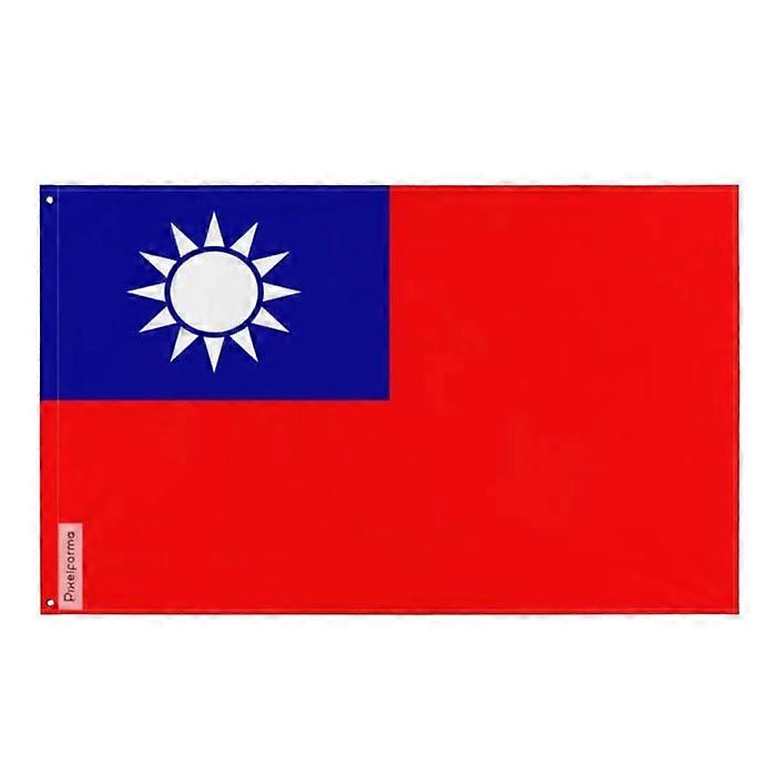 Taiwan Flag – 192 x 288 cm – Polyester – Iron Eyelets – Durable