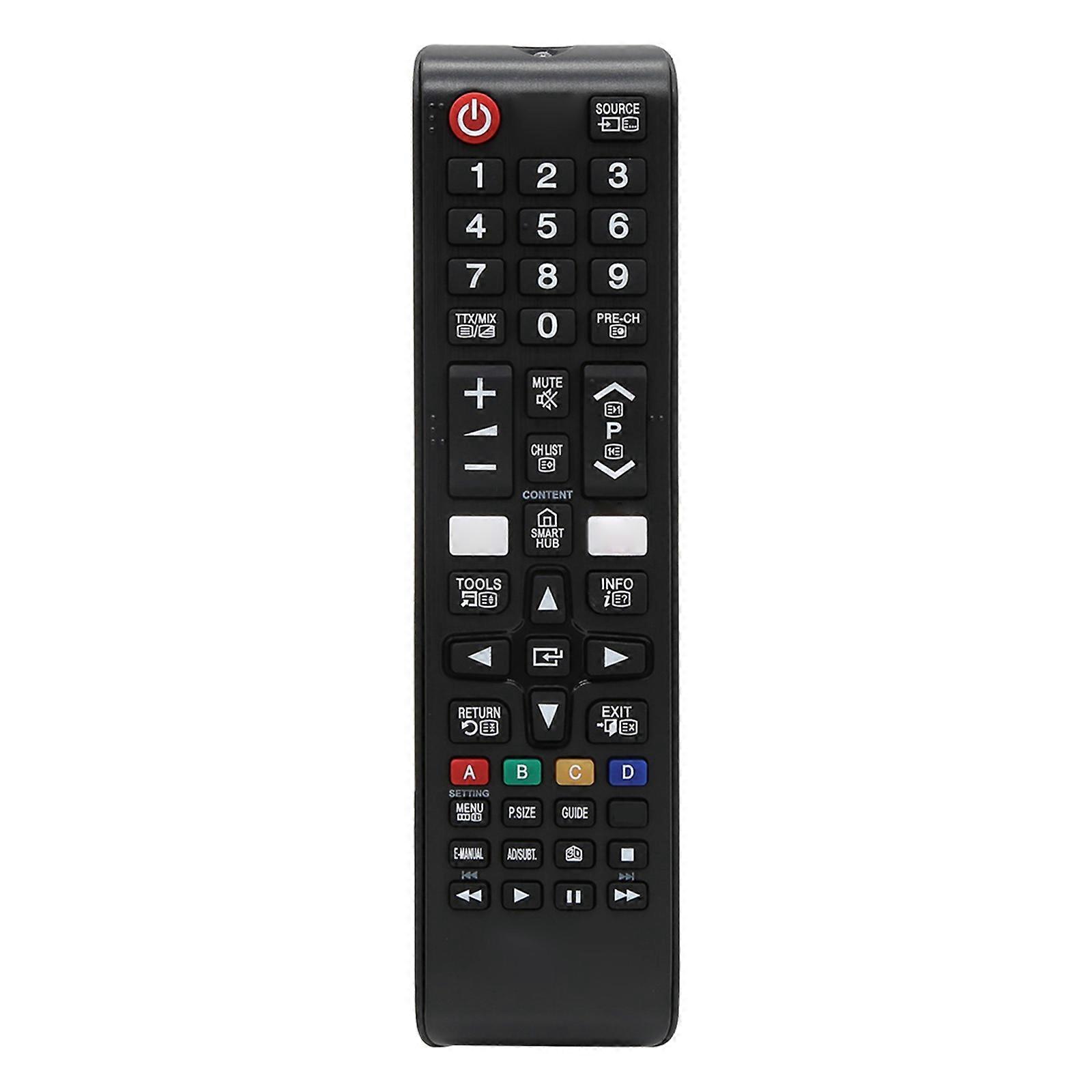 Sensitivity Button Intelligent Controller For UA55F8000J UA46F6400AJ TV Remote Controller Easy Setups No Programming Multicolor