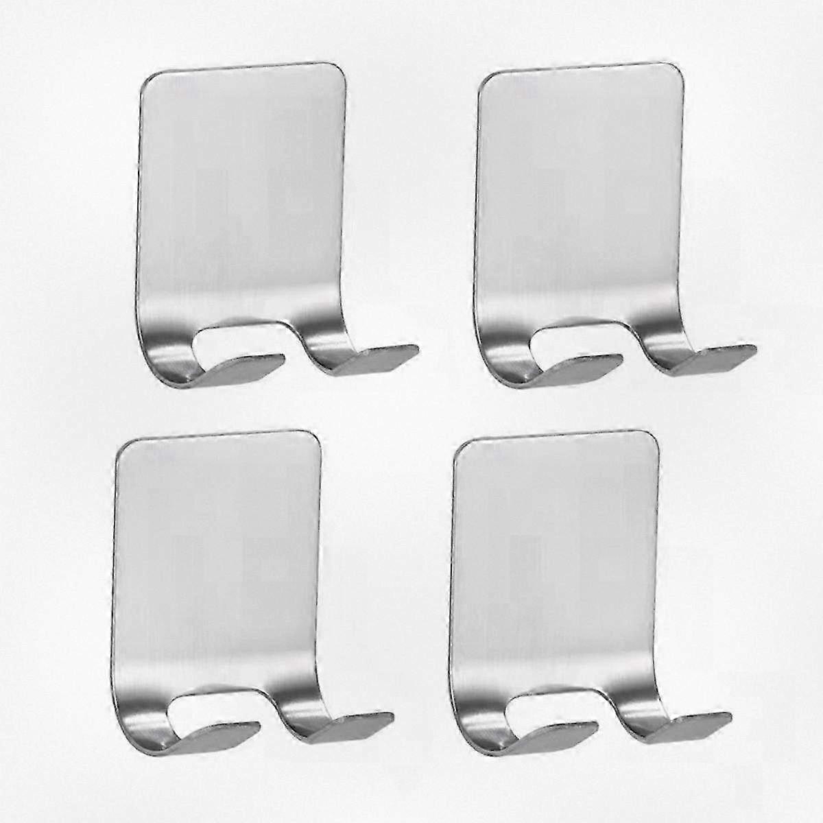 バスルーム用ヘビーデューティユーティリティ収納フック - 適切なブランドのステンレス製シェーバー用の自己接着ハンガー