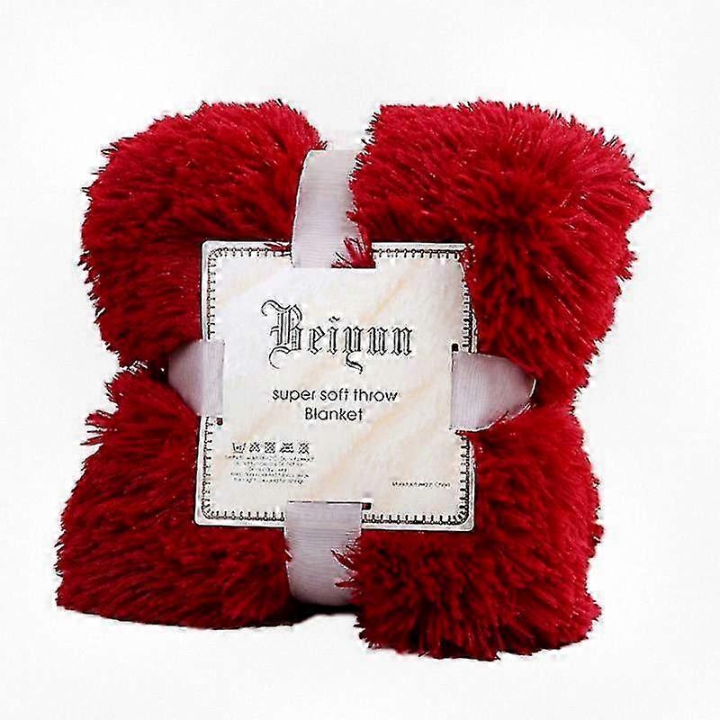 80x120cm Soft Fluffy Shaggy Warm Bed Sofa Bedspread Bedding Sheet Throw Blanket for High-Quality Products