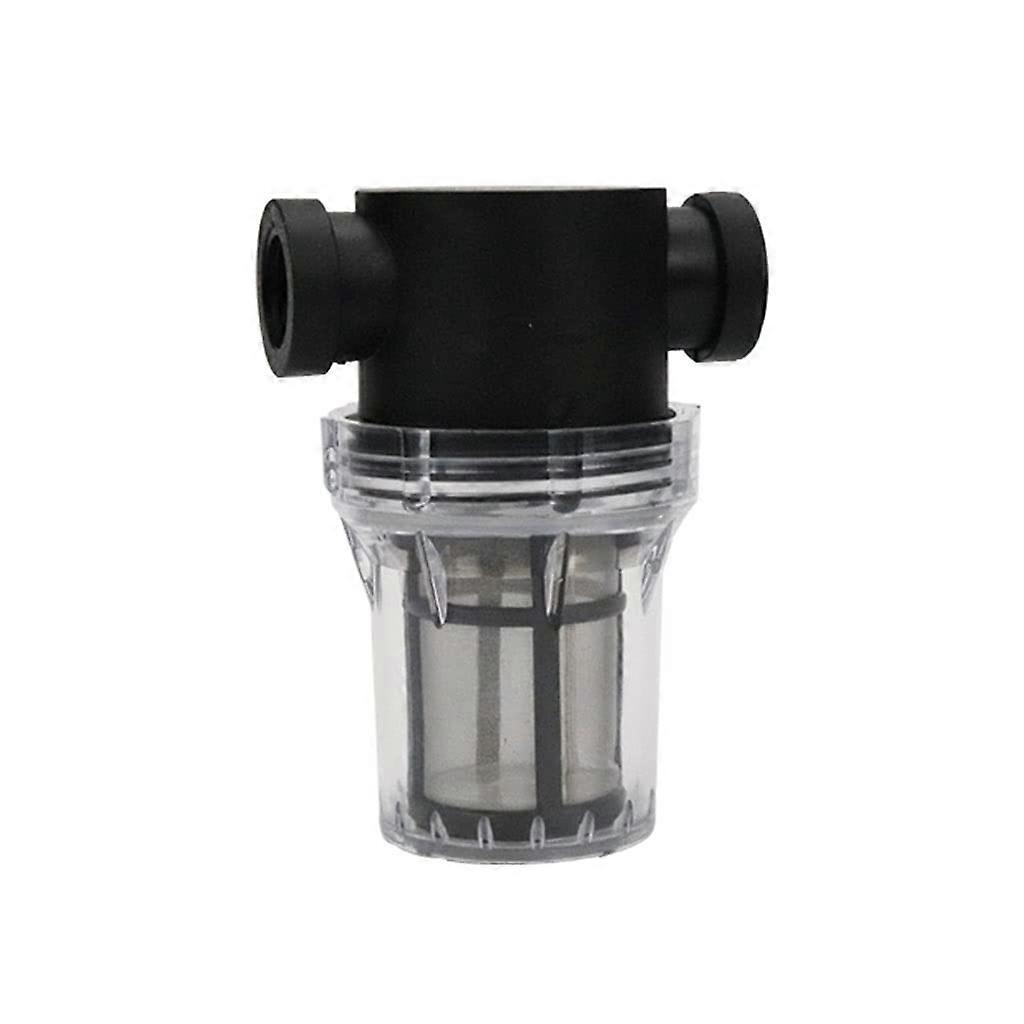 Inline Water Filter 1/2'' 3/4'' 1'' Plastic Irrigation System Prefilter for Garden Watering and Aquaculture, 80 Mesh