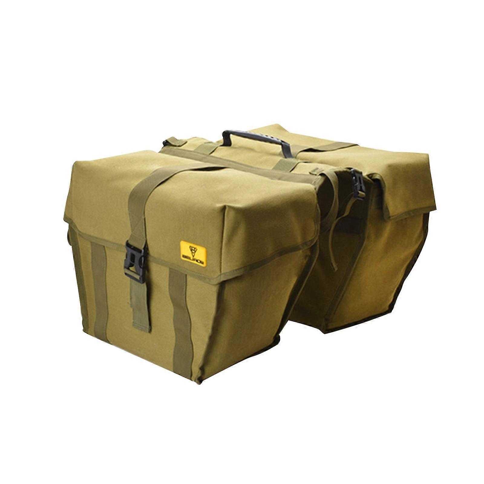 Bicycle Double Panniers Double Side Bicycle Saddle Bag Rainproof Durable with