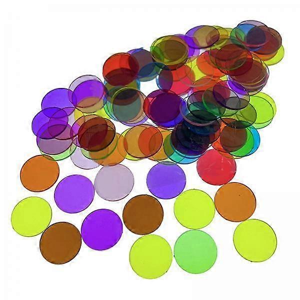 2x100x Math Counters for Kids Bingo Counting Chips for Classroom Office Lodges