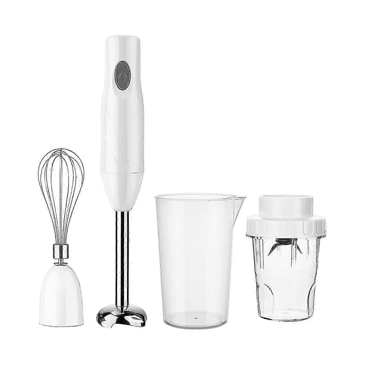 Hand Blender 5-in-1 Stick Blender with Mixing Beaker Meat & Vegetable Grinder Egg Beater Food Smooth