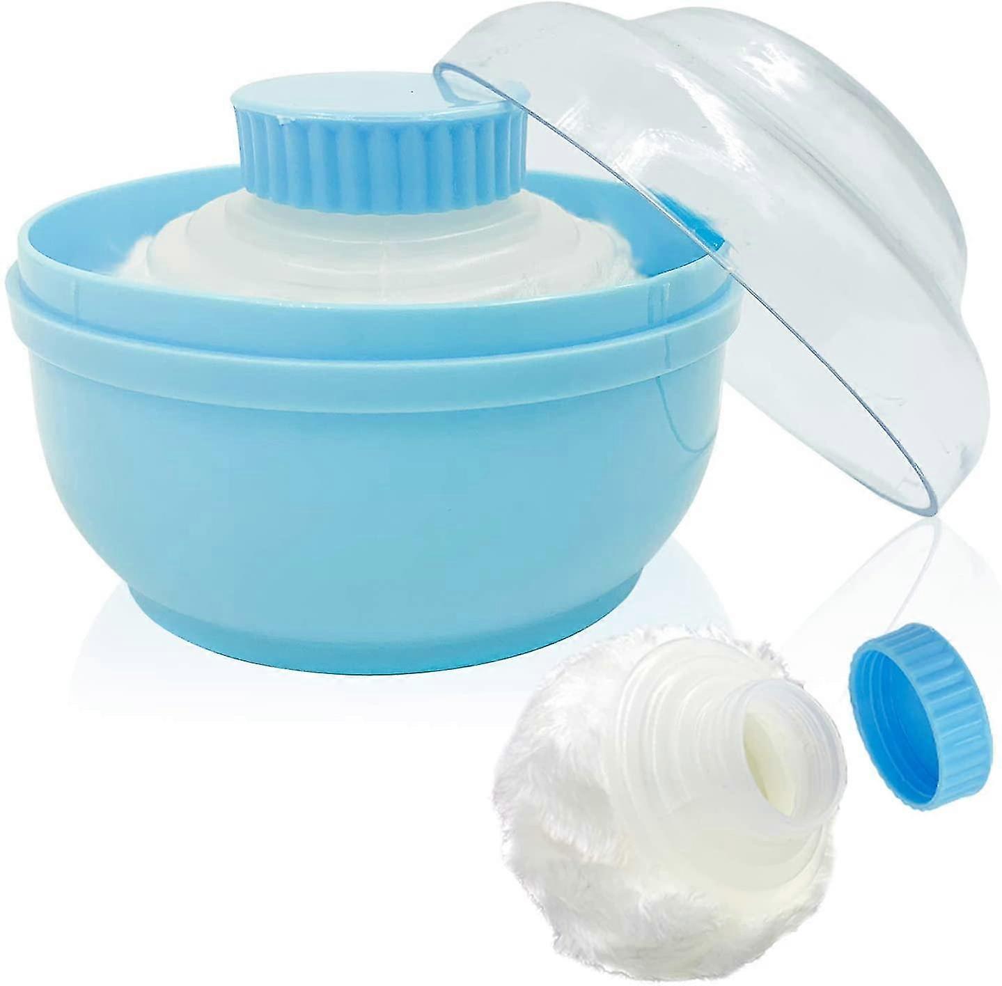 Large 3.5 Fluffy Body Powder Storage Container for After-Bath Use, Ideal for Body Powder Puff, Makeup Cosmetic Talcum Powder Case