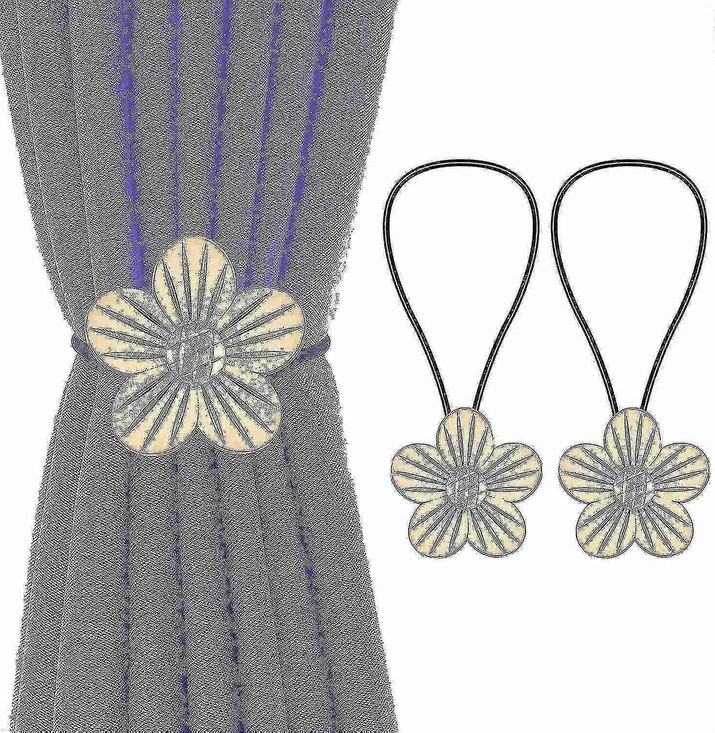 Two Curtain Straps (gold)