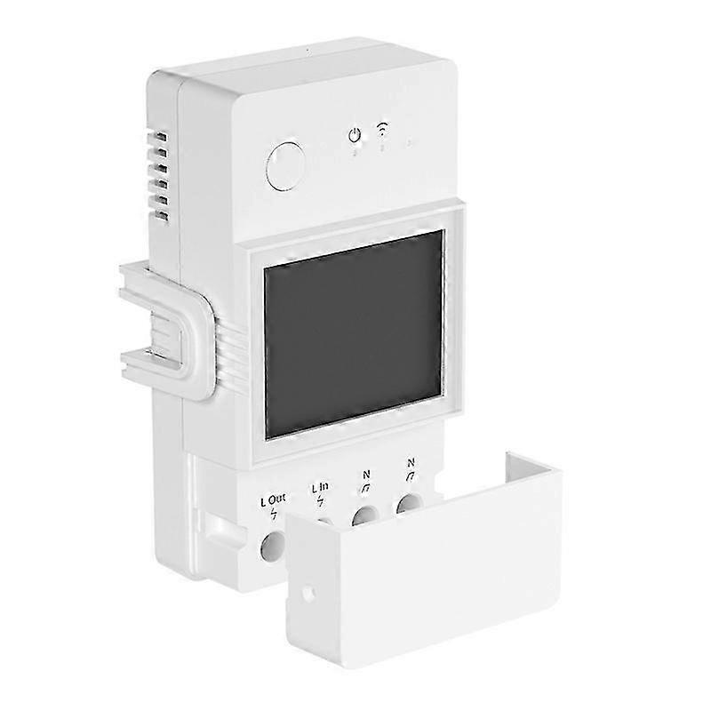 POW Elite Smart Power Meter Switch 20A Wifi Energy Power Consumption Switch Module Works for Home
