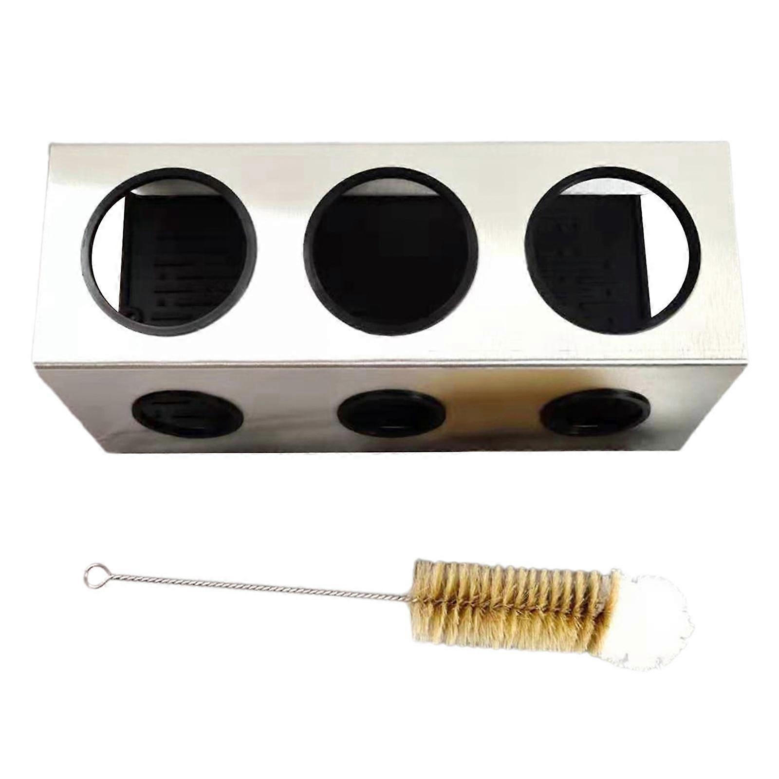 Universal Crystal Bottle Drip Holder Stand Draining Rack with Removable Drip