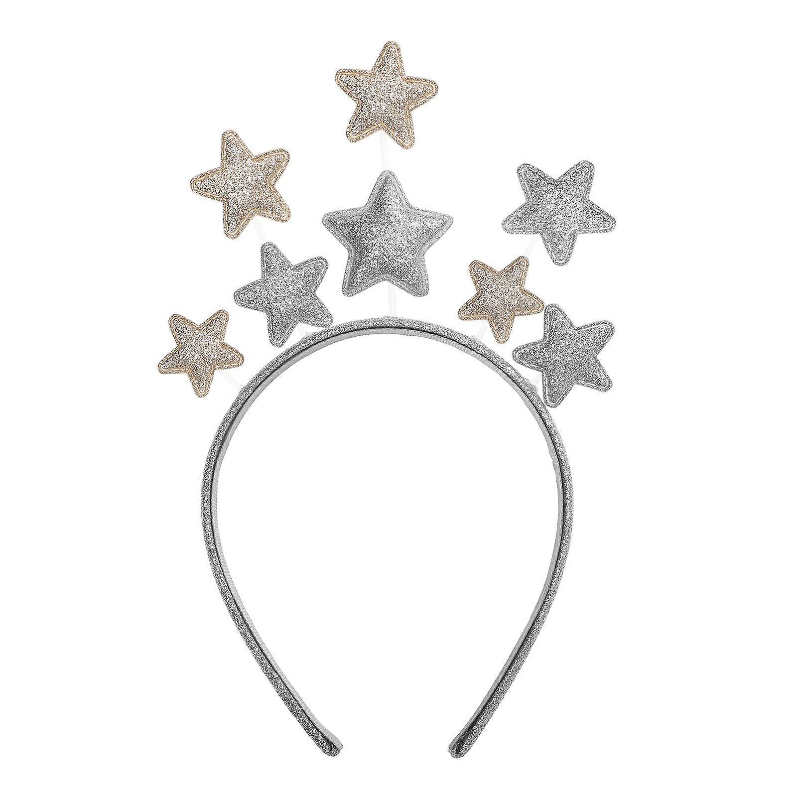 Christmas Headband with Stars, Protects Ears and Head from
