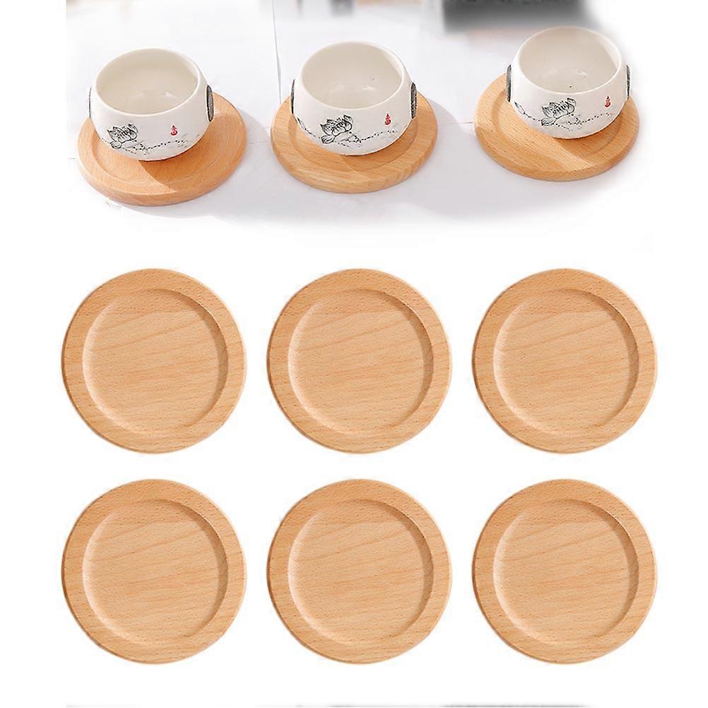 Table Coasters for Drinks Cup Mat with Coaster Holder Household Users 6Pack