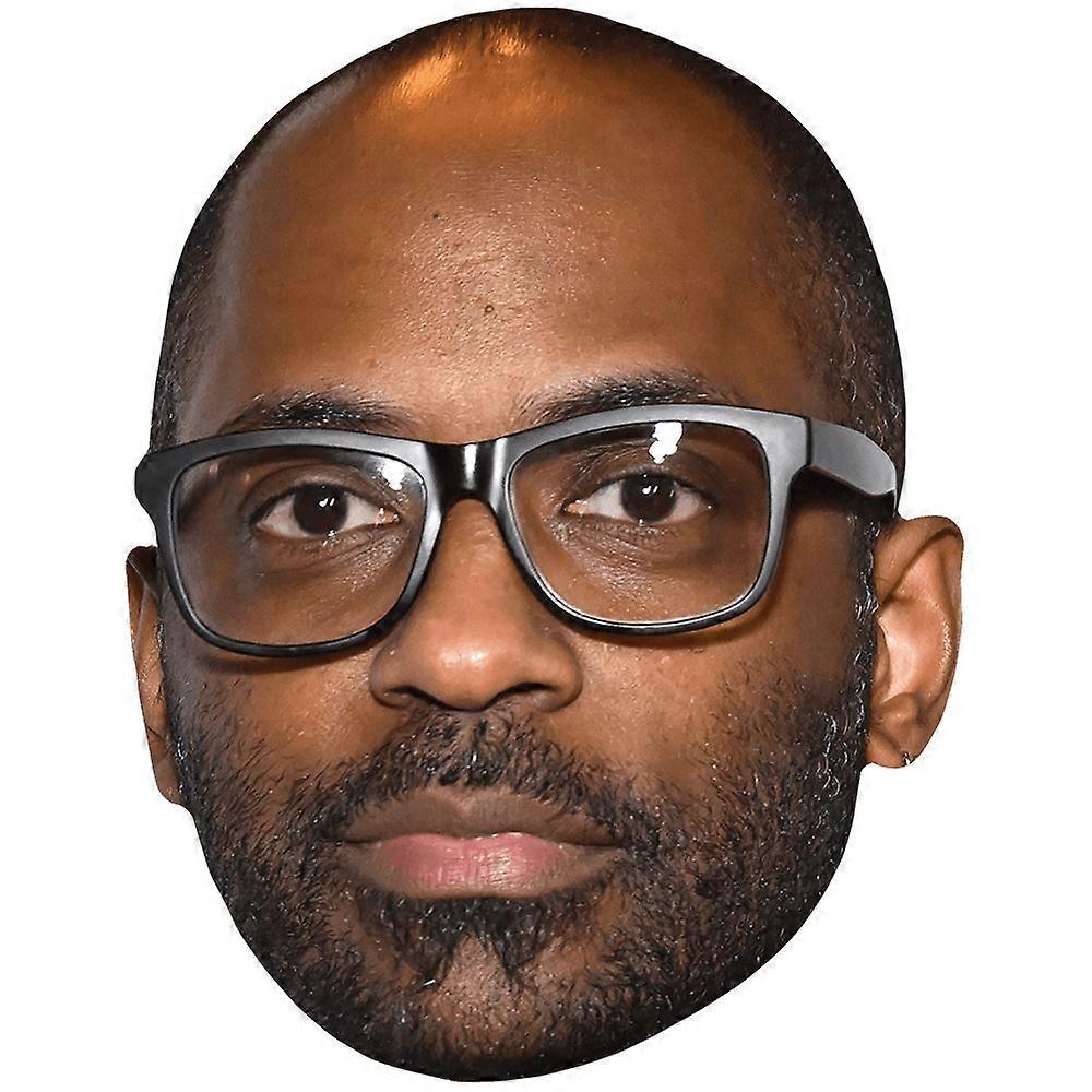 Ramell Ross (Glasses) Celebrity Mask, Flat Card Face