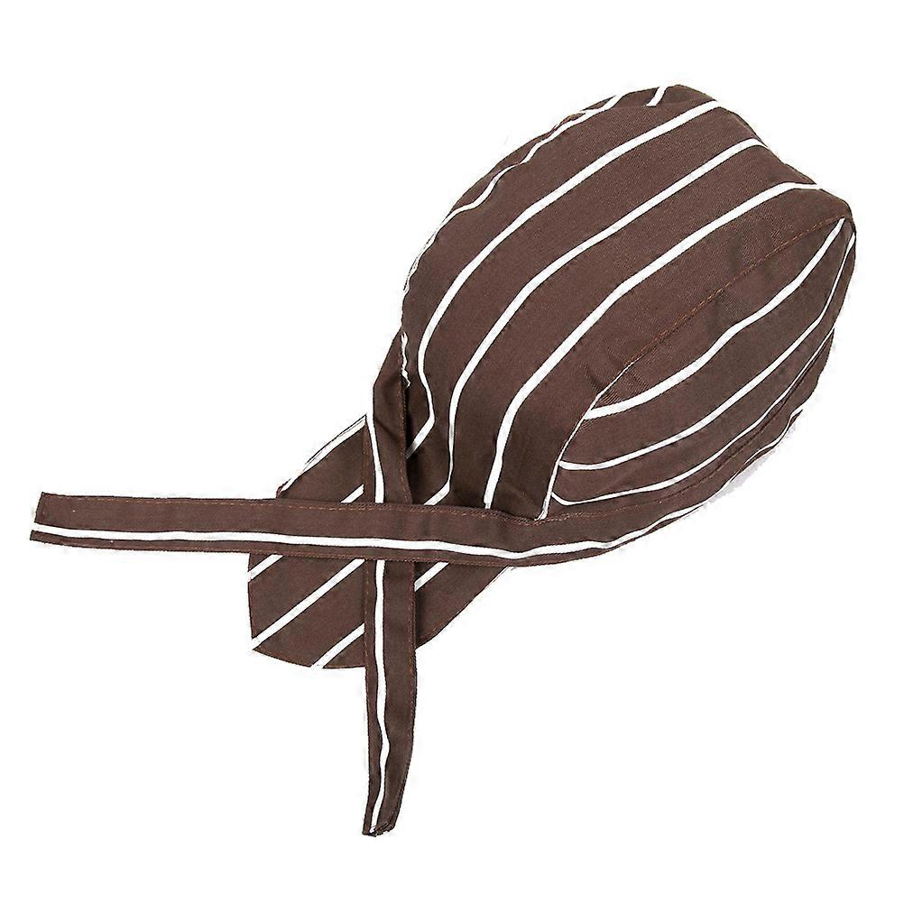 Coffee Pirate Hat for Chefs & Waiters – Comfortable Kitchen Cap with Stripe Design to Boost Mood in Restaurant & Food Service Settings