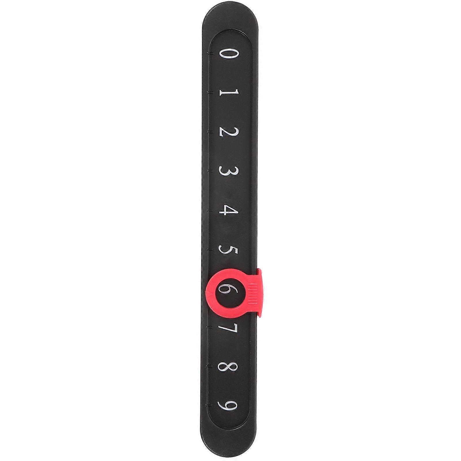 Foosball Table Score Keeper Desktop Games Scoring Counters Black Plastic Shape 6.29X0.79X0.59In 1Set