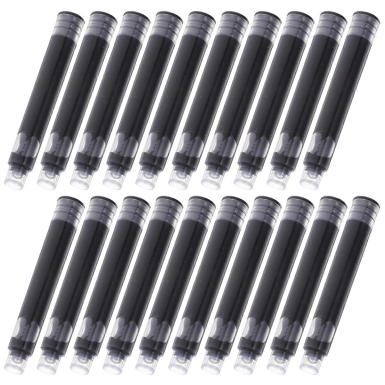 Refillable Fountain Pen Ink Refill Erasable Smooth Writing Plastic Ink Ergonomic 100Pack