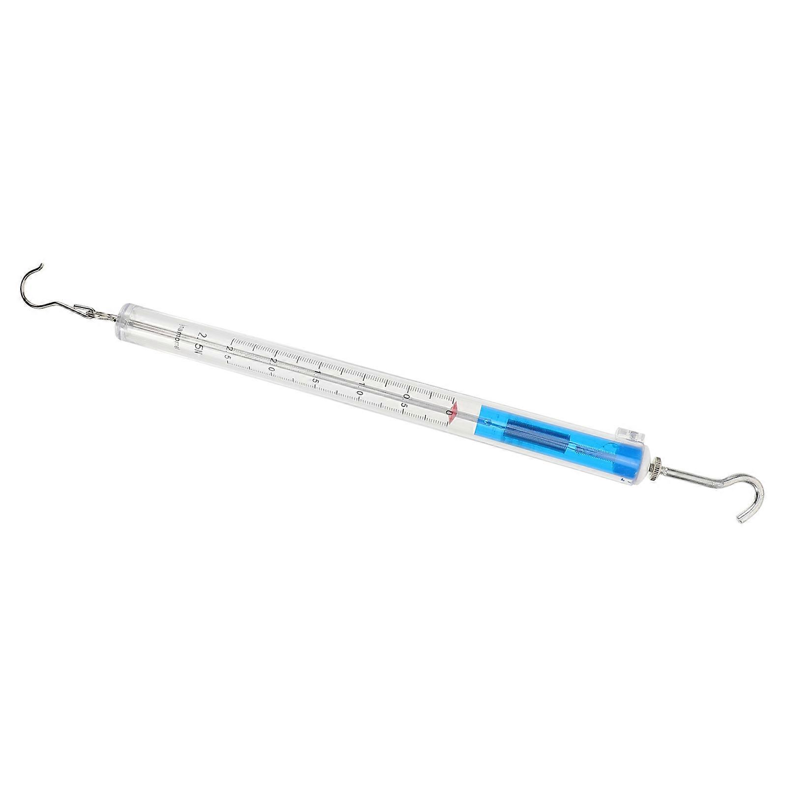 Spring Balance Cylinder Spring Scale Classroom Use Students Teachers Force Measurement High Precision Reading Meter 1Pcs