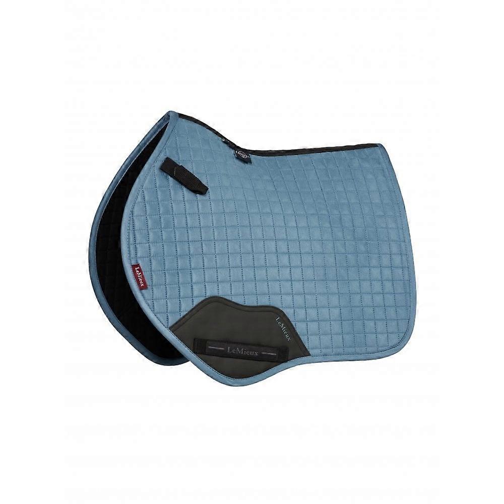 LeMieux Lemieux Mini Suede Close Contact Square Saddlepad - Ice Blue