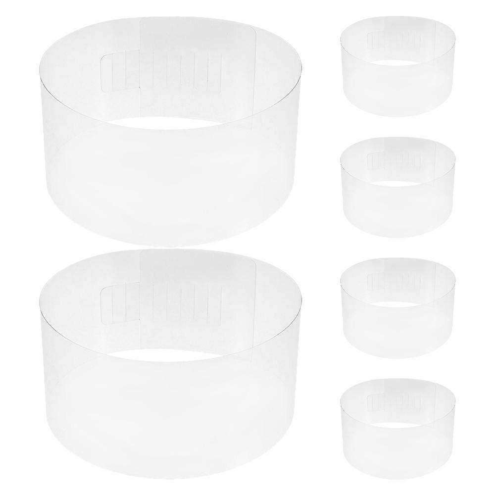 Adjustable Transparent Dome Hat Shaper Inserts for Baseball Caps – 6PCS Plastic Support Liners for Storage, Display and Shape Design