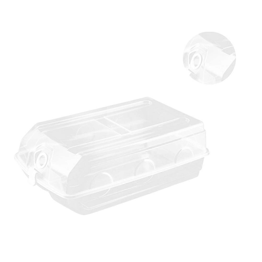 Plastic Shoes Storage Box For Men And Women Large Transparent Container 6Pcs Stackable Rectangular Design For Home Organization