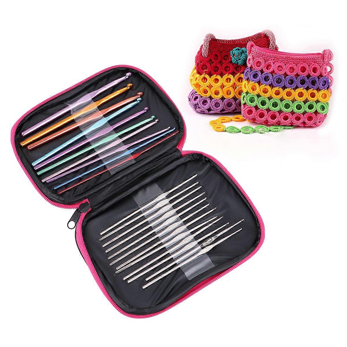 Crocheting Hooks Set Knitting Needles Crochet Supply Beginners Crochet Hooks 22Set