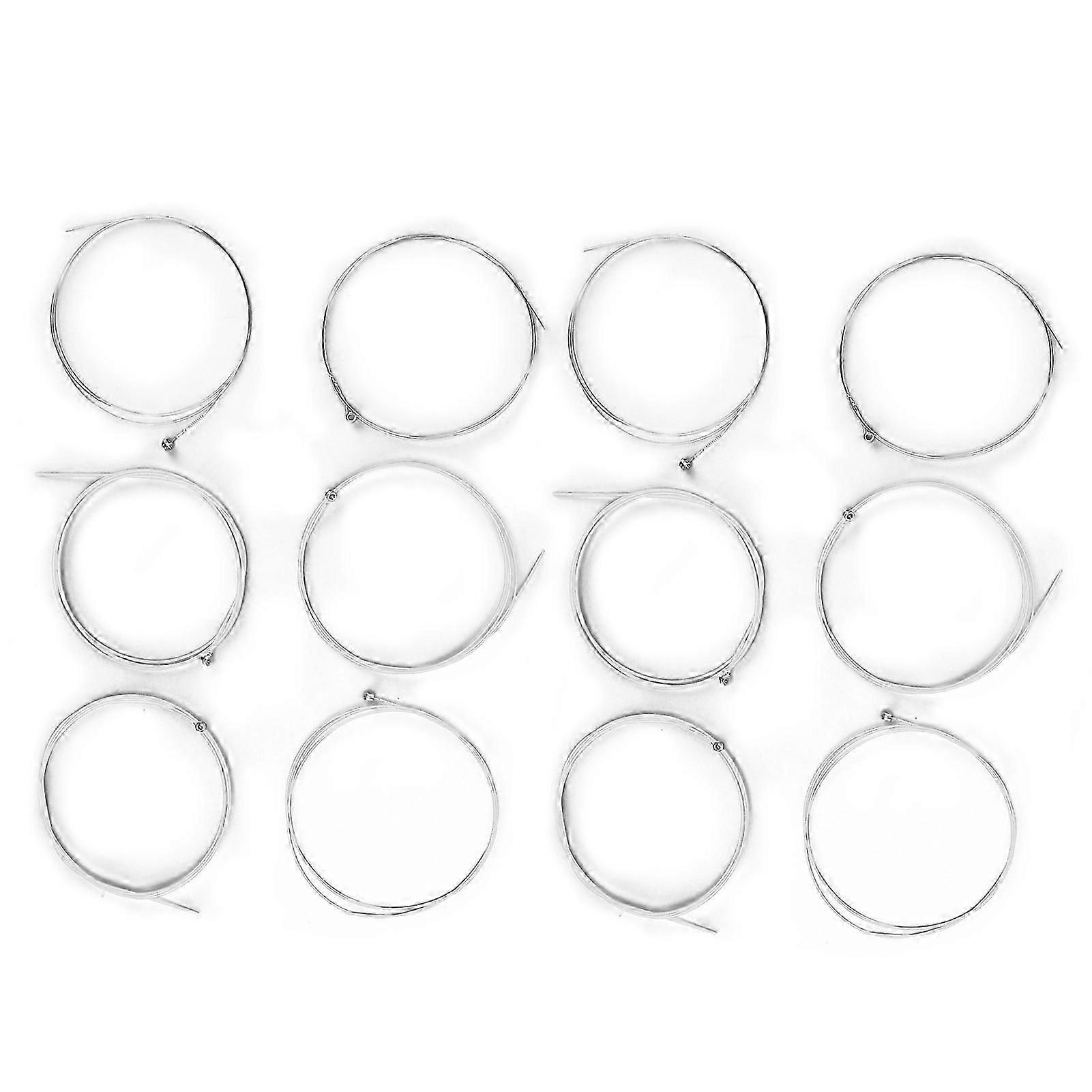 2Set Folk Guitar Strings Metal Musical Instrument String Offers Bright and Well Balanced Tone