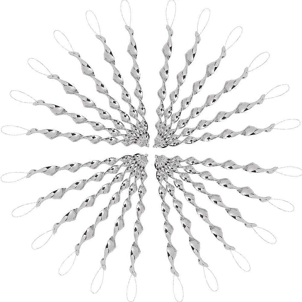 Reflective Bird Repellent Pack Of 24, Reflective Wind Spiral Bird Deterrent For Fruit Trees And Flowers