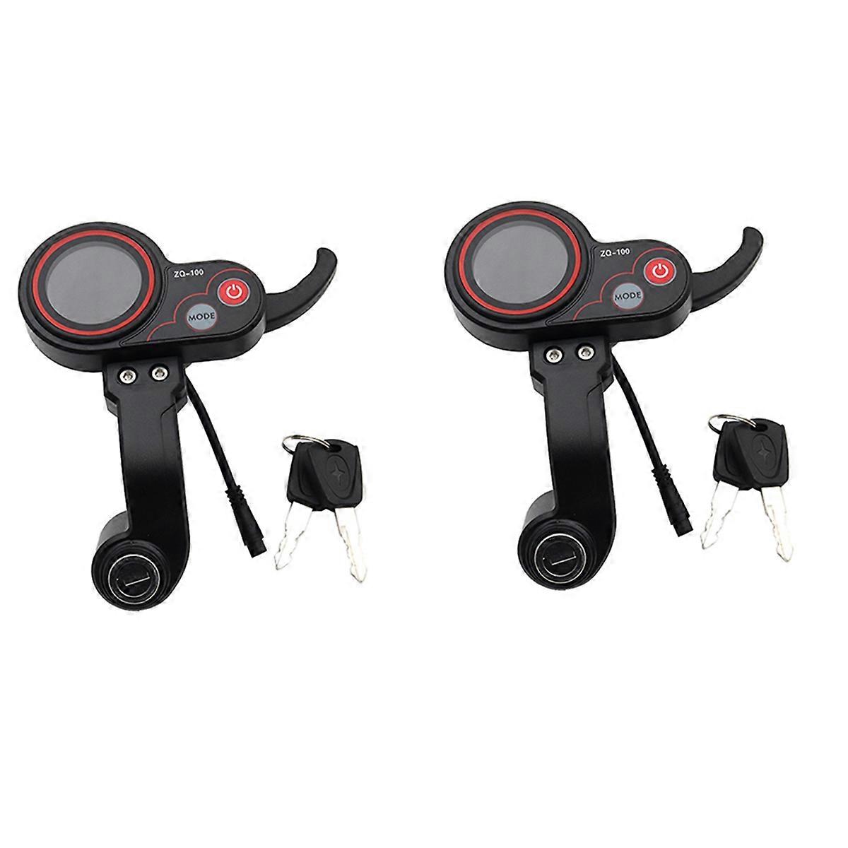 ZQ-100 Mileage Meter with Key Speed Adjustable Electric Scooter Meter