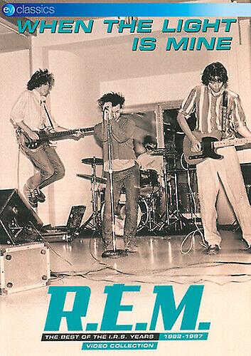 REM When the Light Is Mine DVD (2016) REM cert E - Region 2