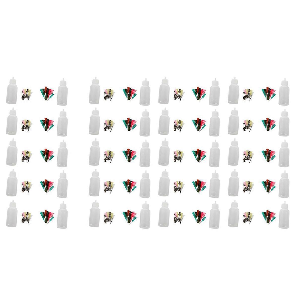 16 pc/Set Henna Kit Applicator Nozzles Bottles Paste Tattoo
