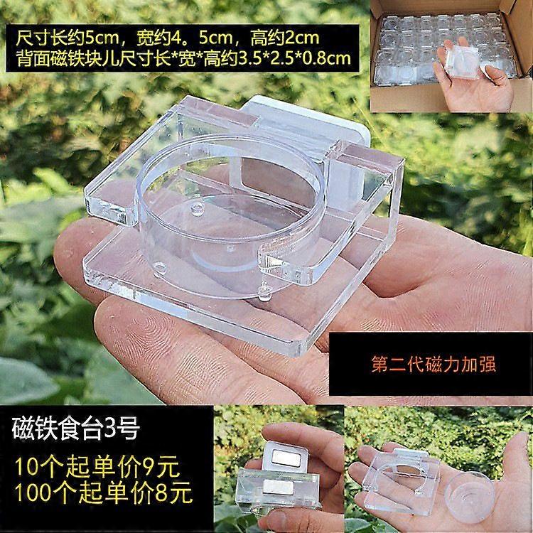 爬虫類ウォーターフィーダーボウル:壁に取り付けられた吸盤ヤモリの餌皿、クレステッドヤモリのトカゲとカメレオンの給餌トレイ、テラリウムタンク用