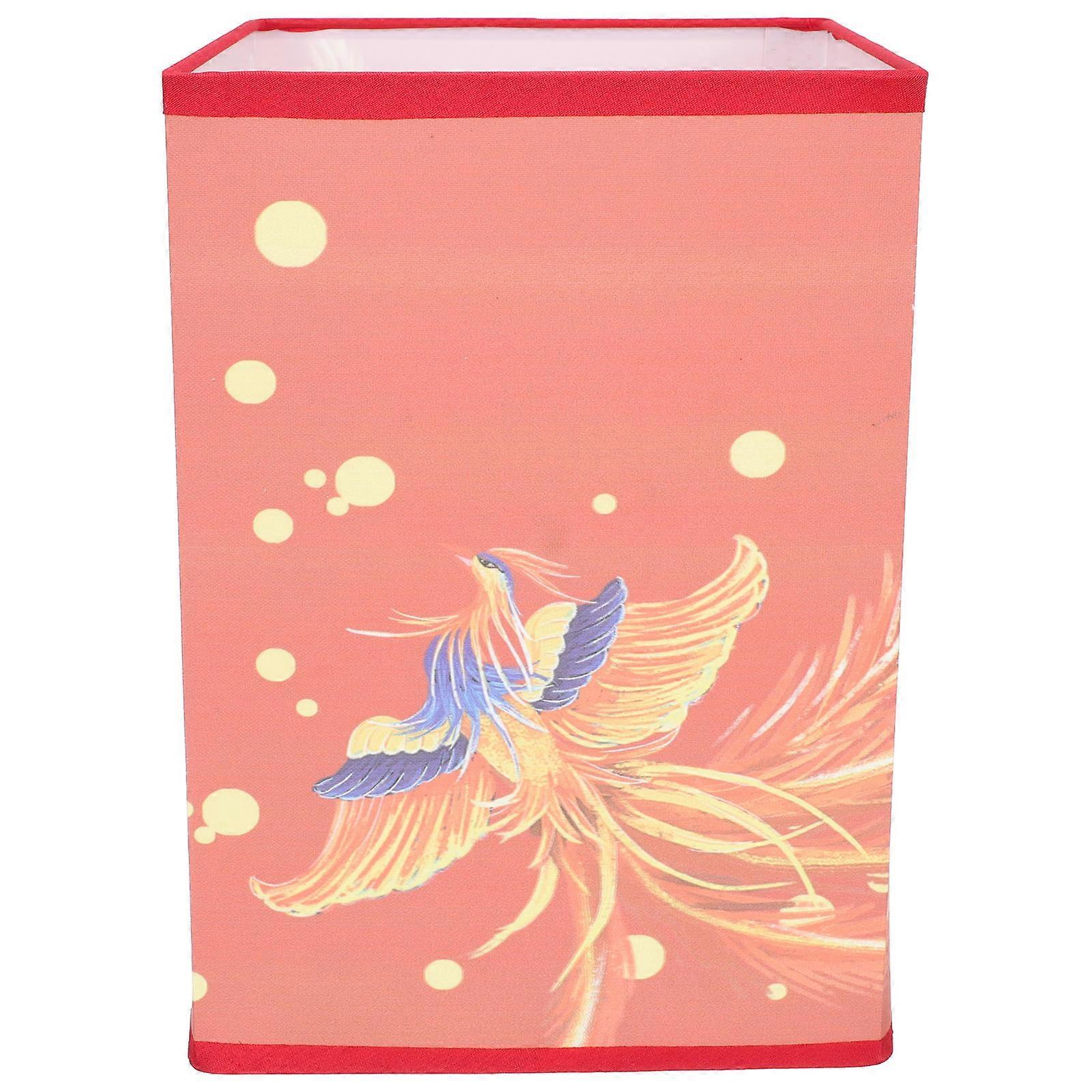Desk Lamp Lampshade Lampshade Cover Red 20x14x14cm Protective Cover 1Set