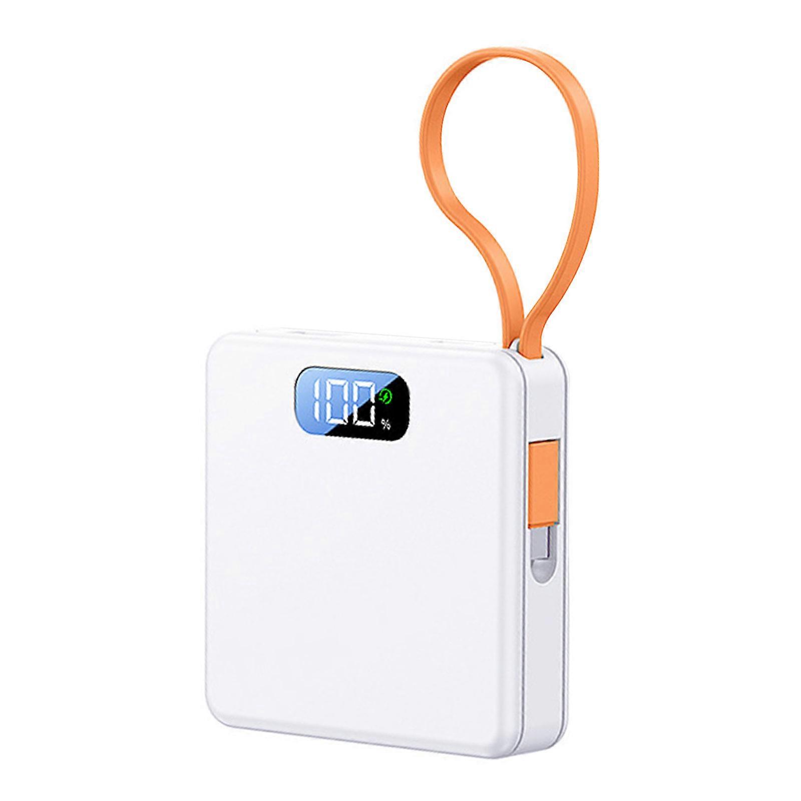 18650 Battery Powerbanks Case Digital Display 3Cell Capacity Design NonSoldering Plastic Charging Adapters Shell White