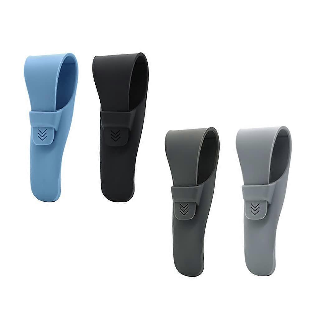 Razor Travel Protective Case Portable Silicone Razor Bag 4-Piece Set for Men's Razor Storage and Transport