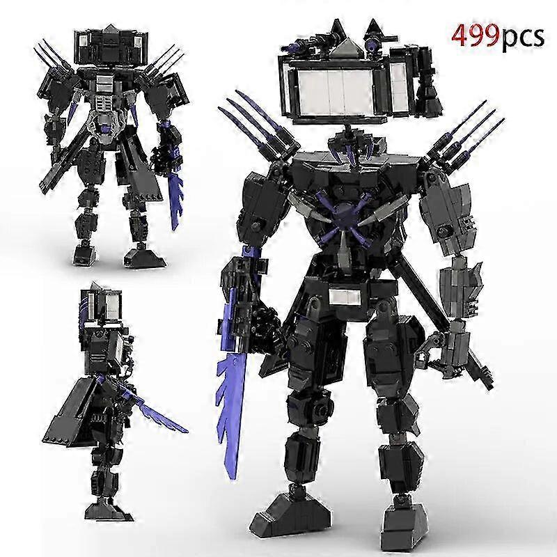 Skibidi Toilet Titans Toy Figures Building Blocks Set with Upgrade Drillman Speakerman and Cameraman