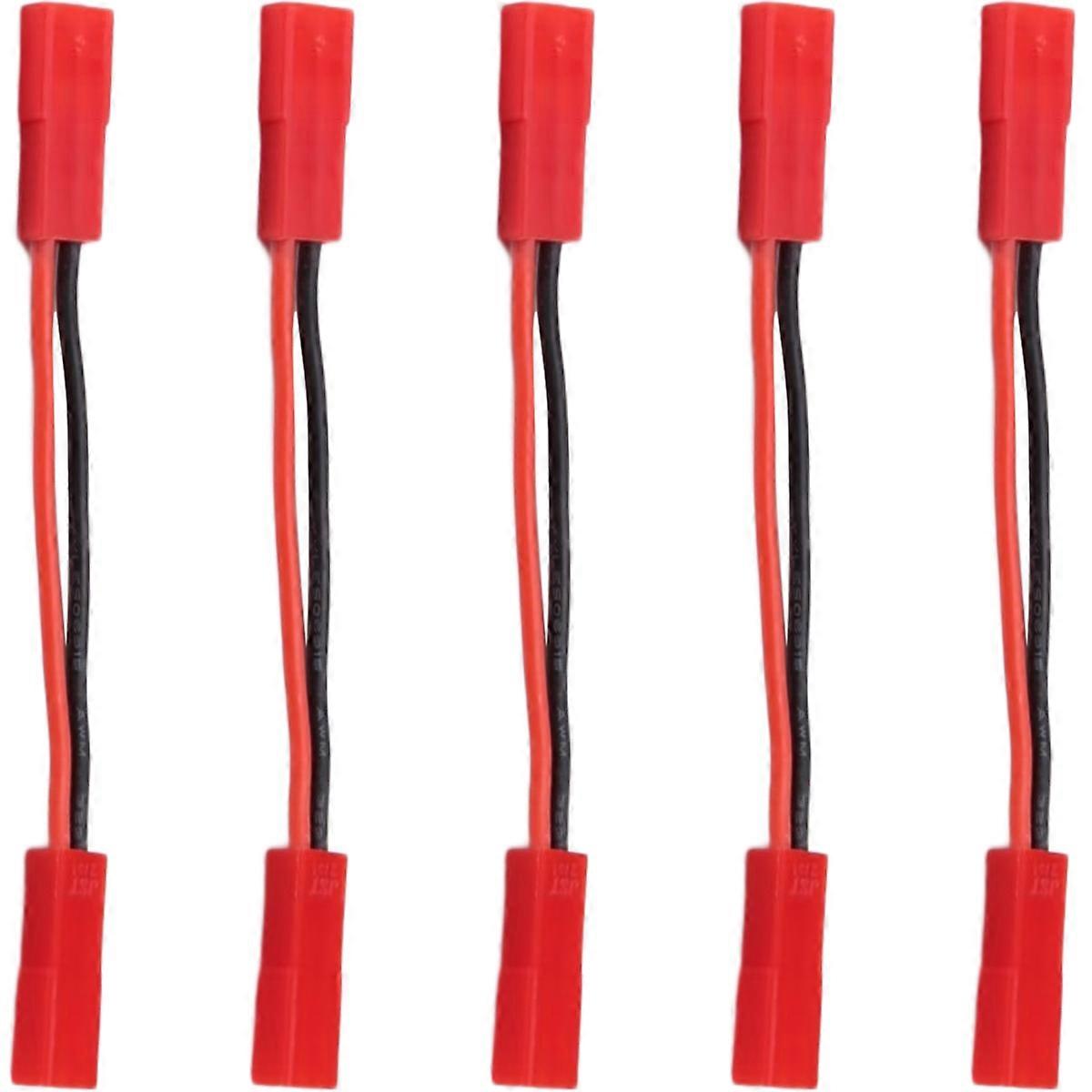 5 SZTUK 2-pinowe złącze wtykowe JST Złącze wtykowe Przewód kablowy do zabawek RC Bateria Lampa LED Żeńska na żeńską