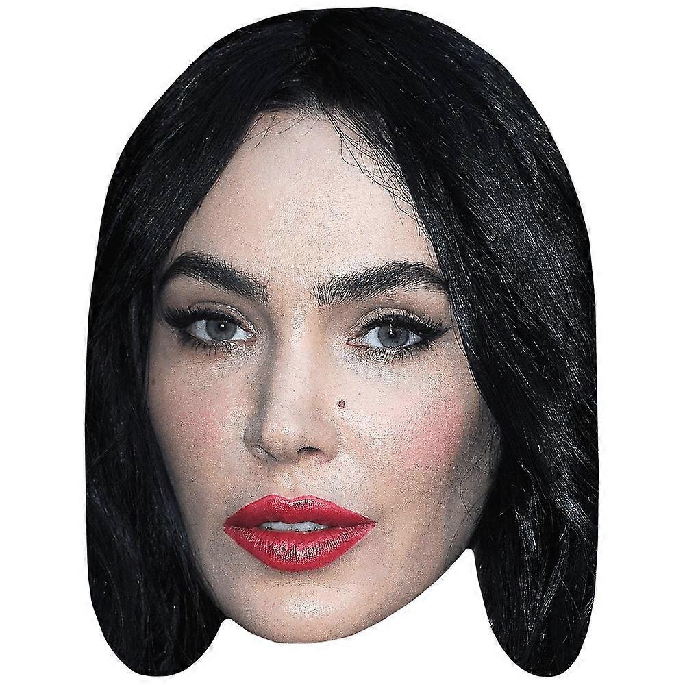 Micheline Pitt (Lipstick) Celebrity Mask, Flat Card Face