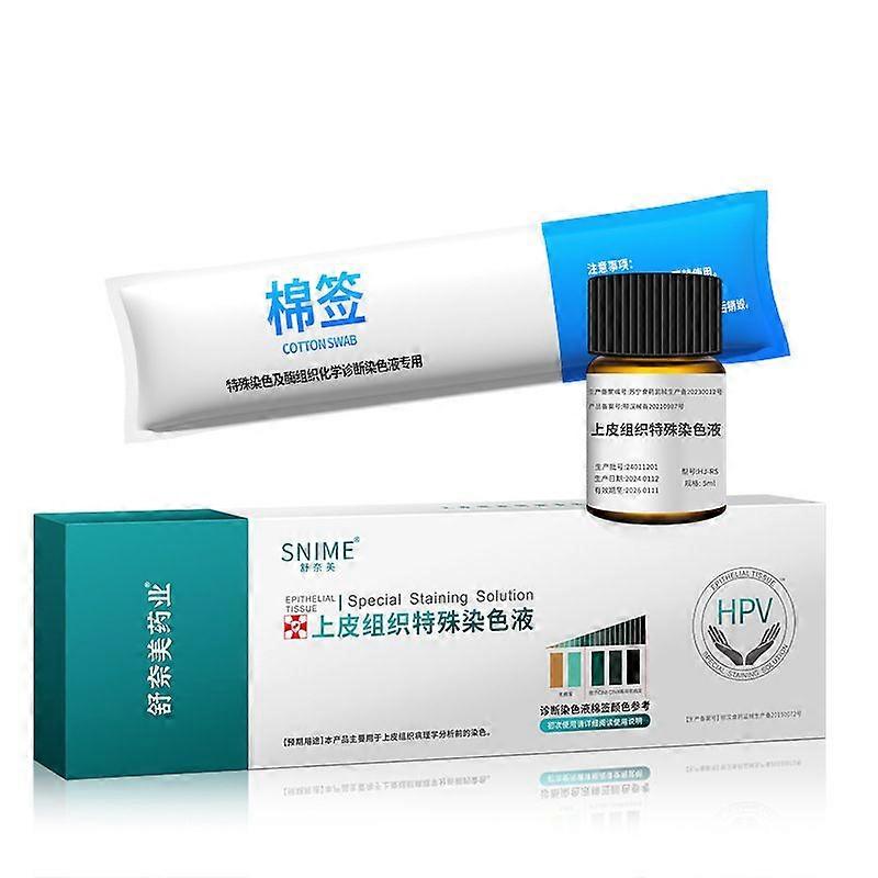 HPV Test Solution Staining Cervical Screening Painless HPV Self Testing Set for Women Men