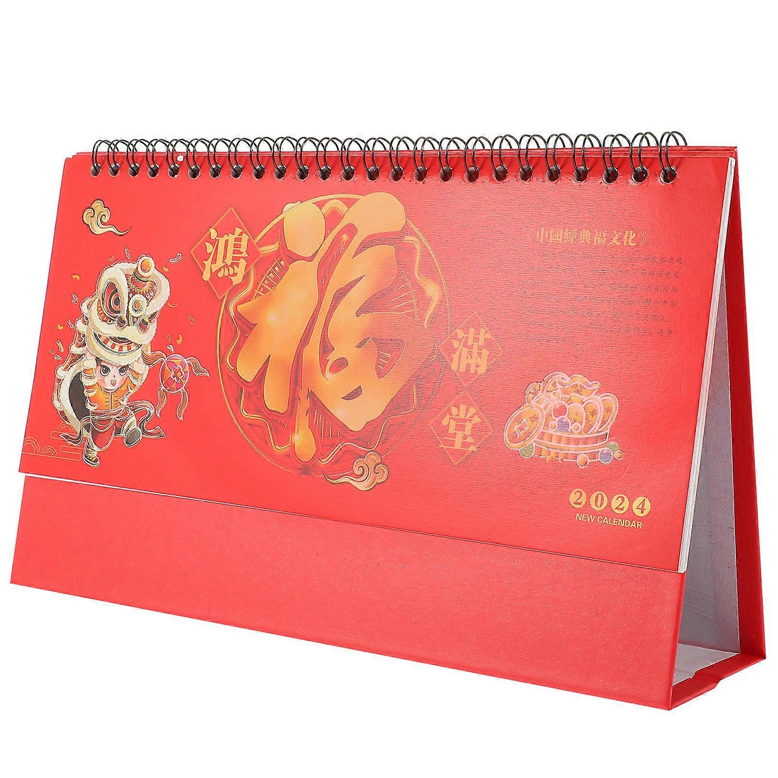 Stylish Spiral Bound Standing Desk Calendar for Home Office – Organize Events, Appointments & Reminders, Perfect Gift for Friends