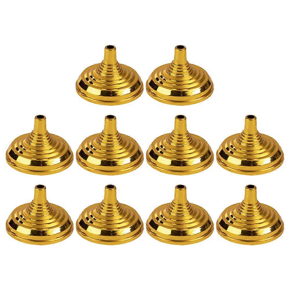 10pcs Mini Flag Holder Stands, Small Desk Flag Base with Smooth Polished Surface for Office, Party, Desktop Decoration, Compact and Reliable