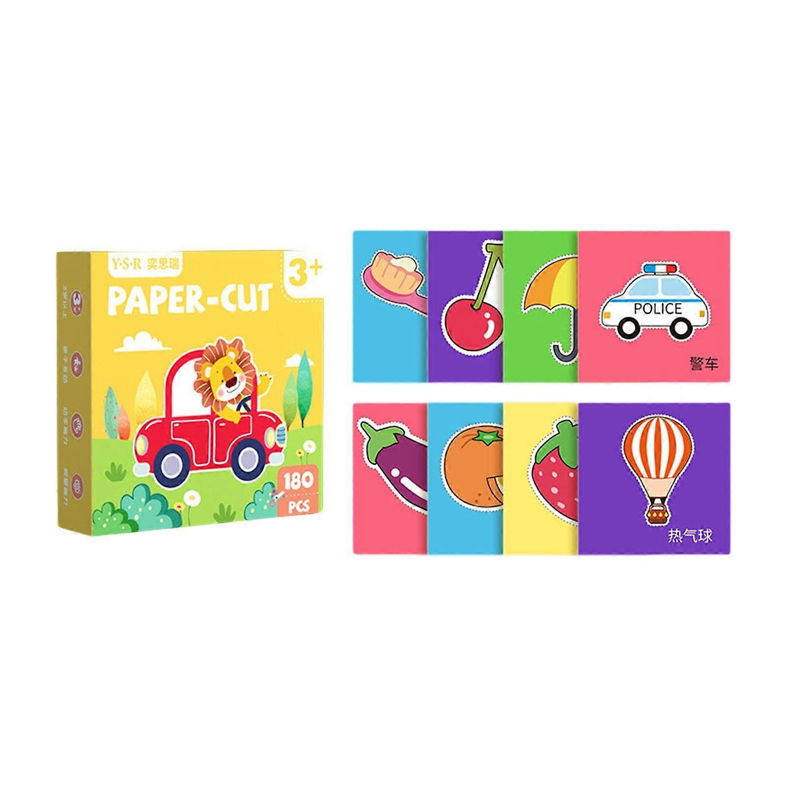Paper Crafts for Kids - Scissors Skills Activity Set, Creative Art Projects for Boys and Girls, Life-Themed Crafts