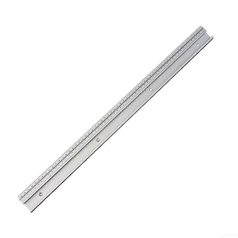 Heavy Duty Aluminum Alloy 45 Type T Slot Miter Rail With Scale, Installation Tool For Precision Work, 60 cm