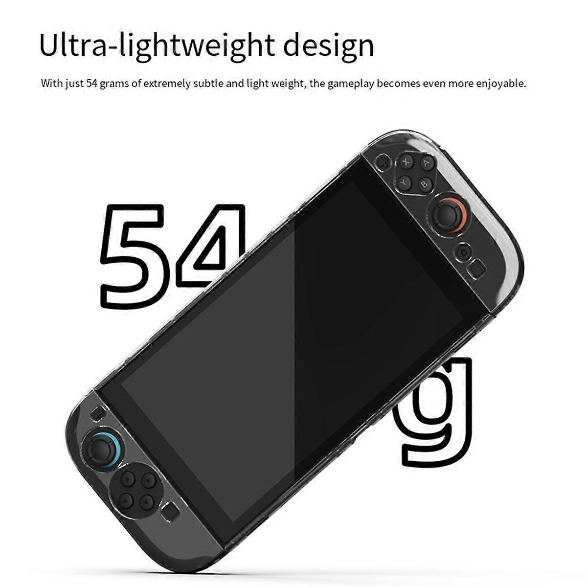 For Switch 2 Protective Case+D-Pad Button Cap Clear Shell A