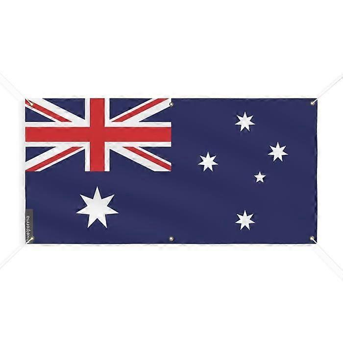 Australia Flag Banner 6 Grommets 40x80cm Polyester