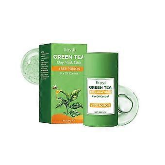 Green Tea Mask for Face, Blackhead Remover with Green Tea Extract, Deep Pore Cleansing, Moisturizing, Skin Brightening Green Tea Purifying Clay Face M