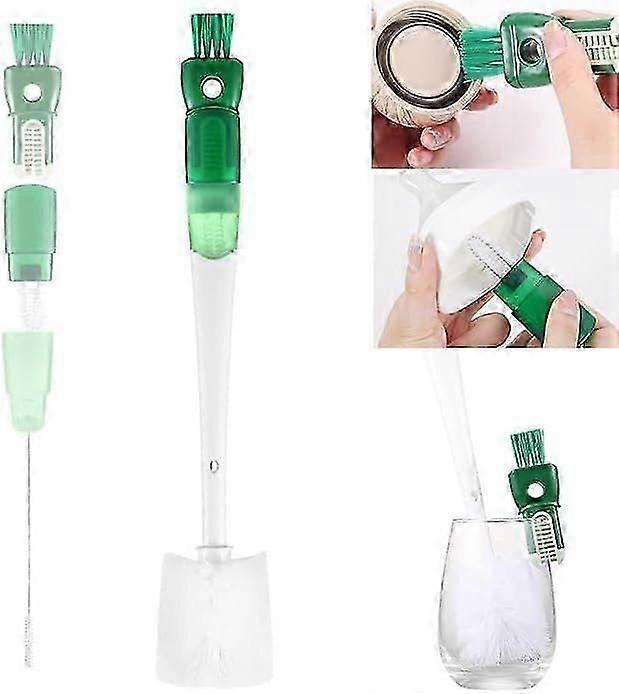 5 in 1 Multifunction Cleaning Brush Set for Water Bottles, Straws and Small Spaces - Premium Brush Set